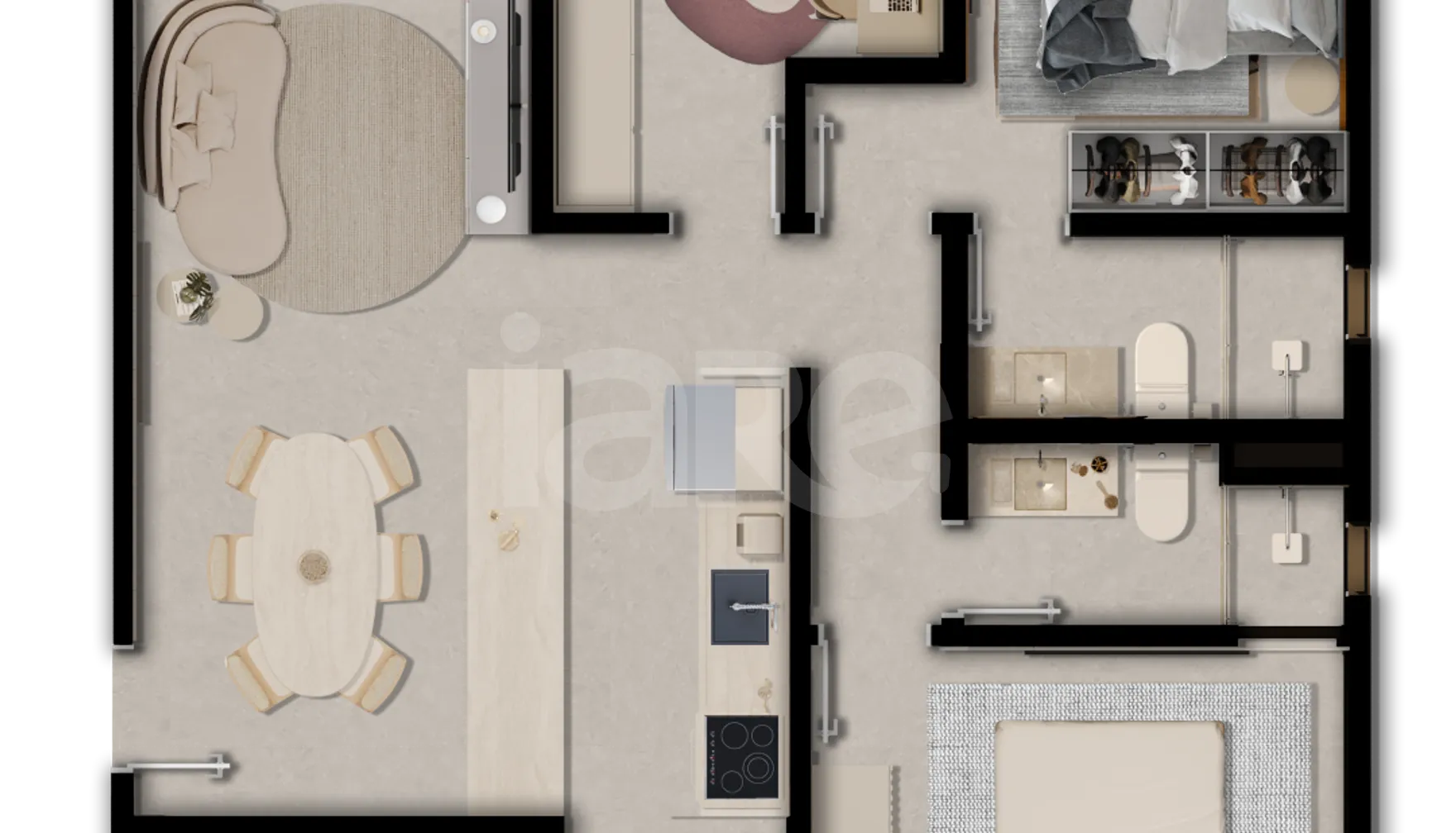 Planta — Apartamento 78,2 m²