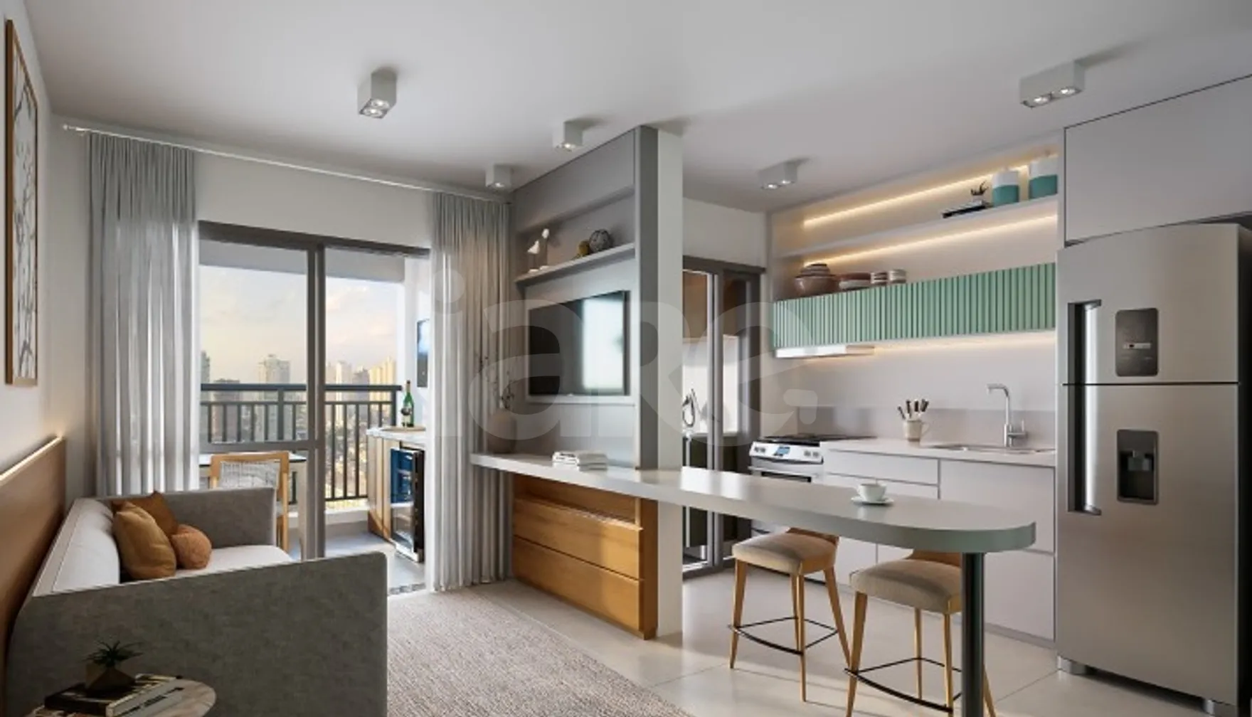 Inspire Diálogo Home Resort - Apartamento com 64,09 m², em Chácara Inglesa — foto 3
