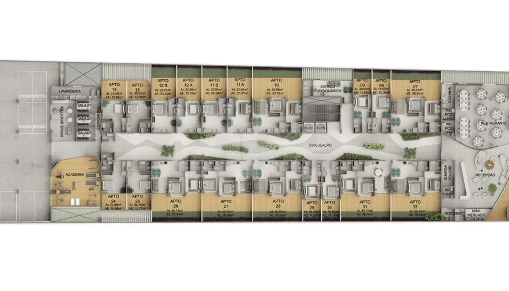 Planta — Pavimento térreo