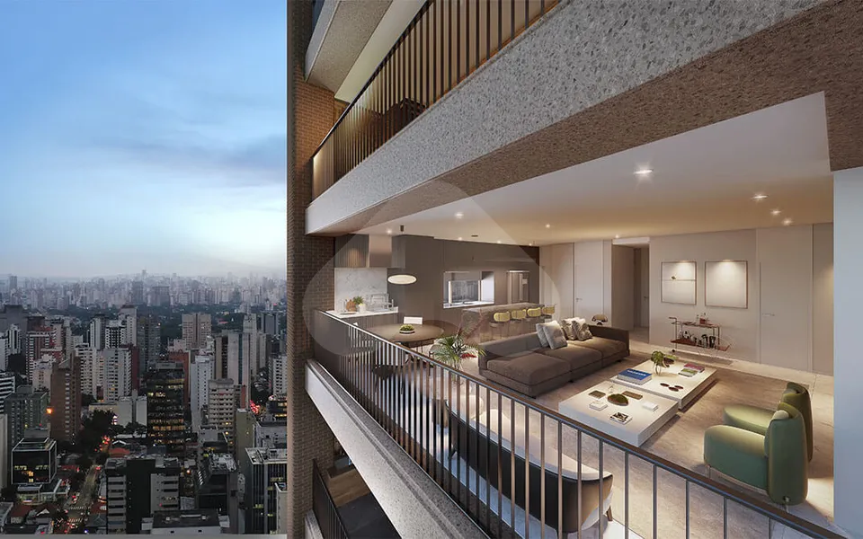 Praça Lindenberg Macurapé - Apartamento com 135,2 m², em Itaim Bibi — foto 14