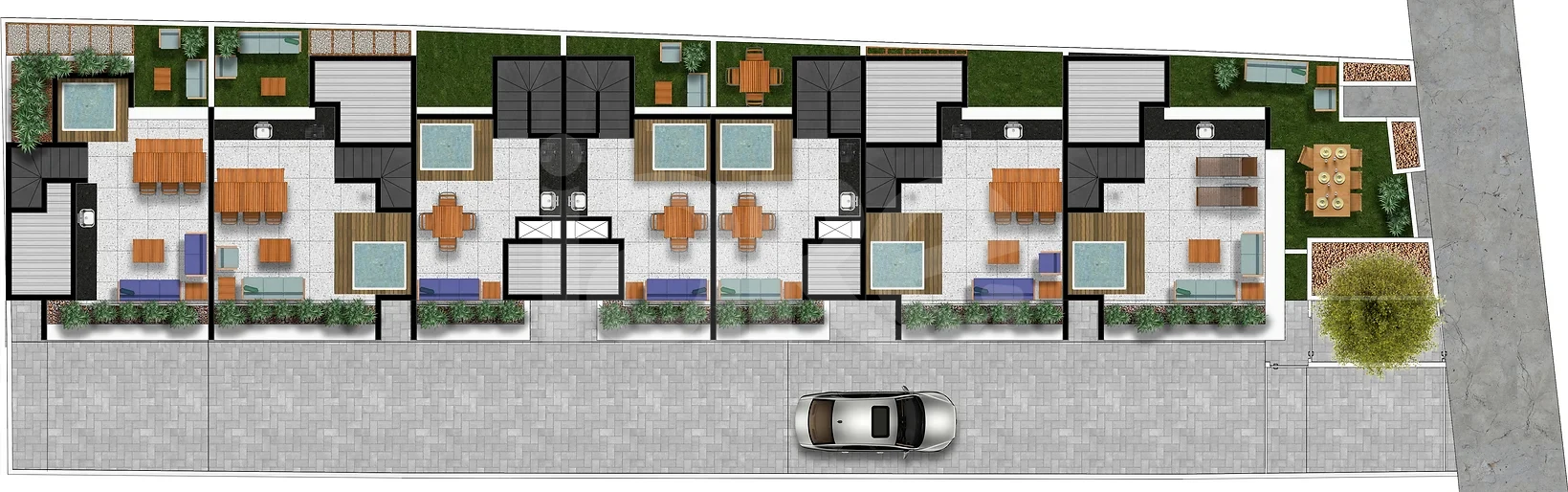 Planta — Pavimento cobertura