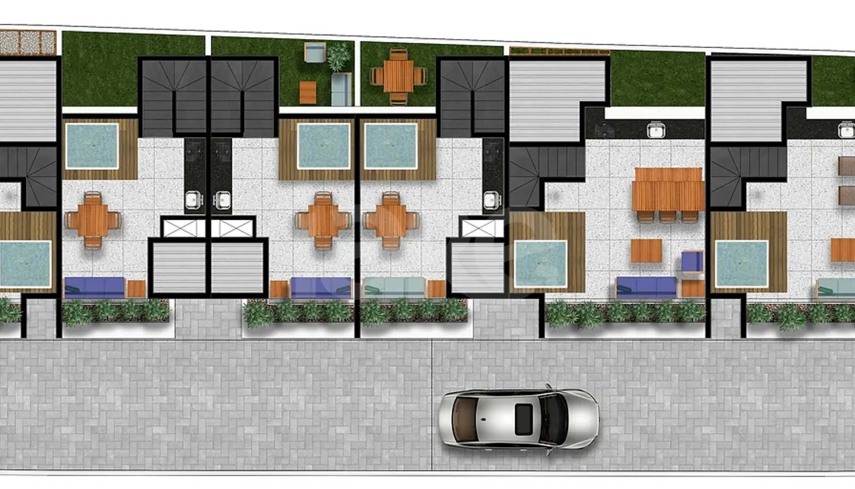 Planta — Pavimento cobertura