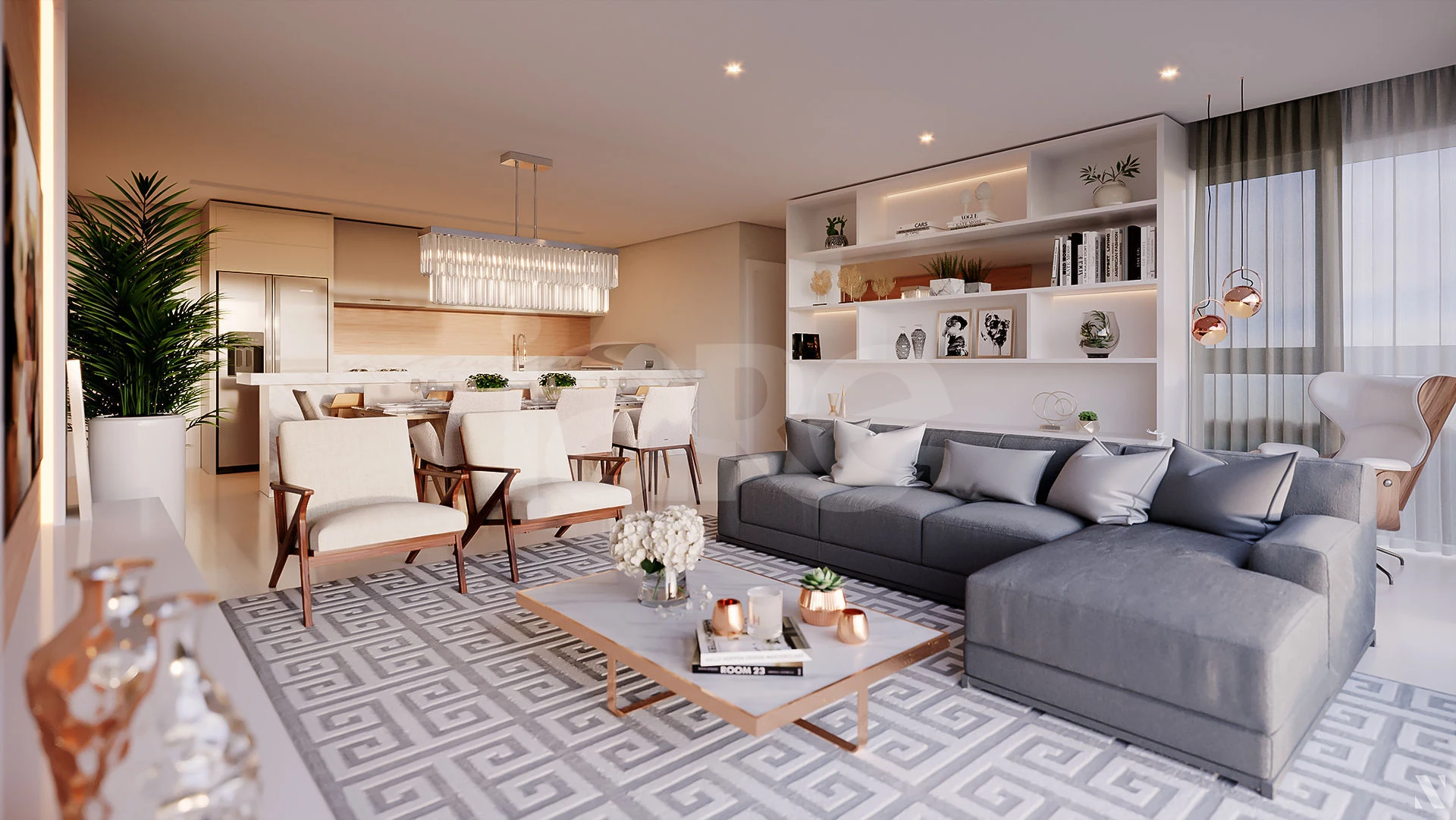 Horizon Residence - Garden com 181,02 m², em Centro — foto 3