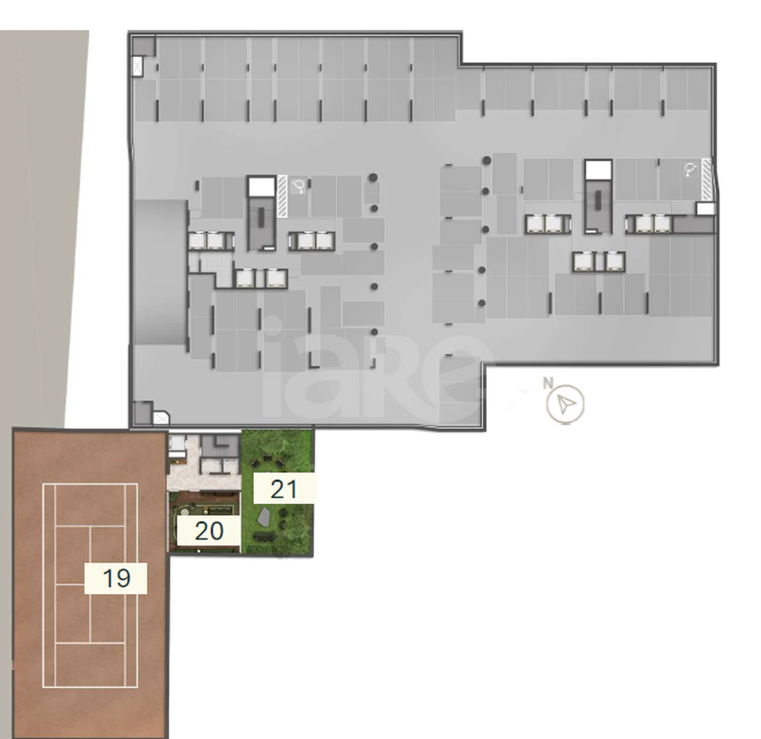 Planta — Pavimento garagem