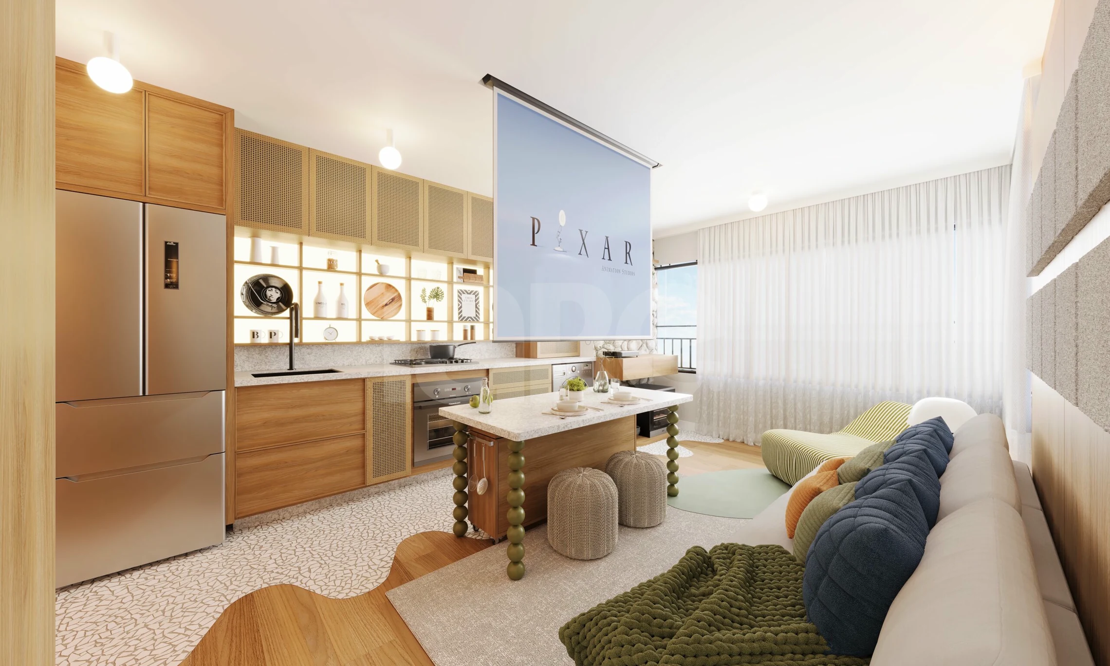 Horizonte Jardim - Apartamento com 47,68 m², em Jardim — foto 2