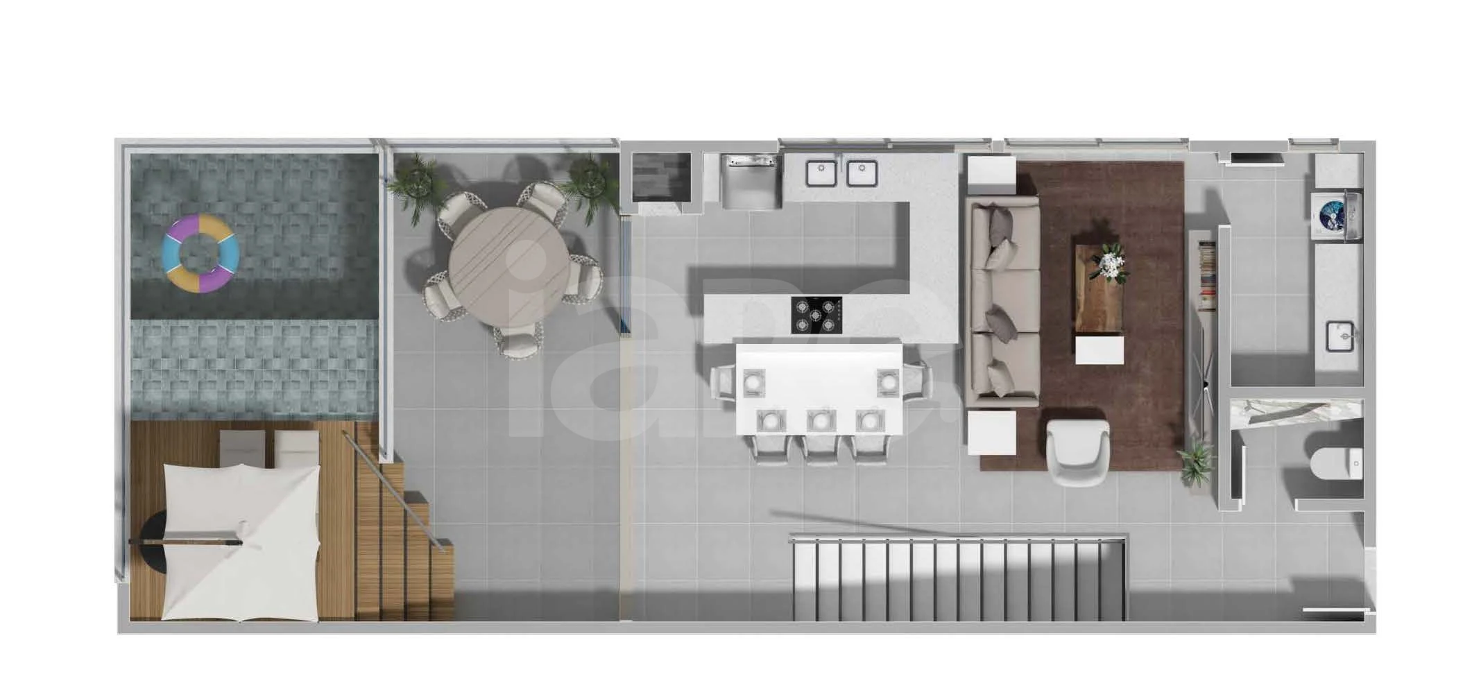 Planta — Garden 169,54 m²