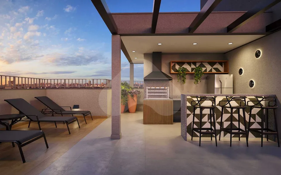 Brio São Judas - Apartamento com 31,86 m², em São Judas — foto 4
