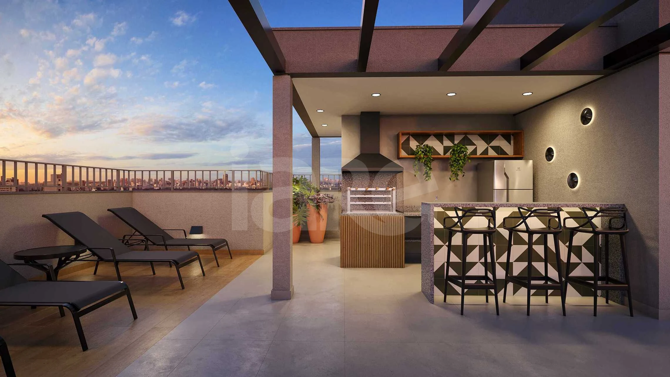 Brio São Judas - Apartamento com 31,86 m², em São Judas — foto 4