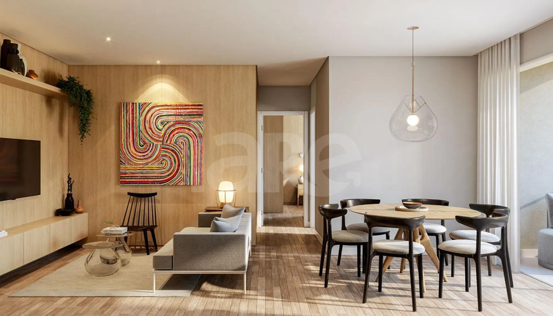 El Arte Moradas Concepto - Apartamento com 93,24 m², em Campo Comprido — foto 4