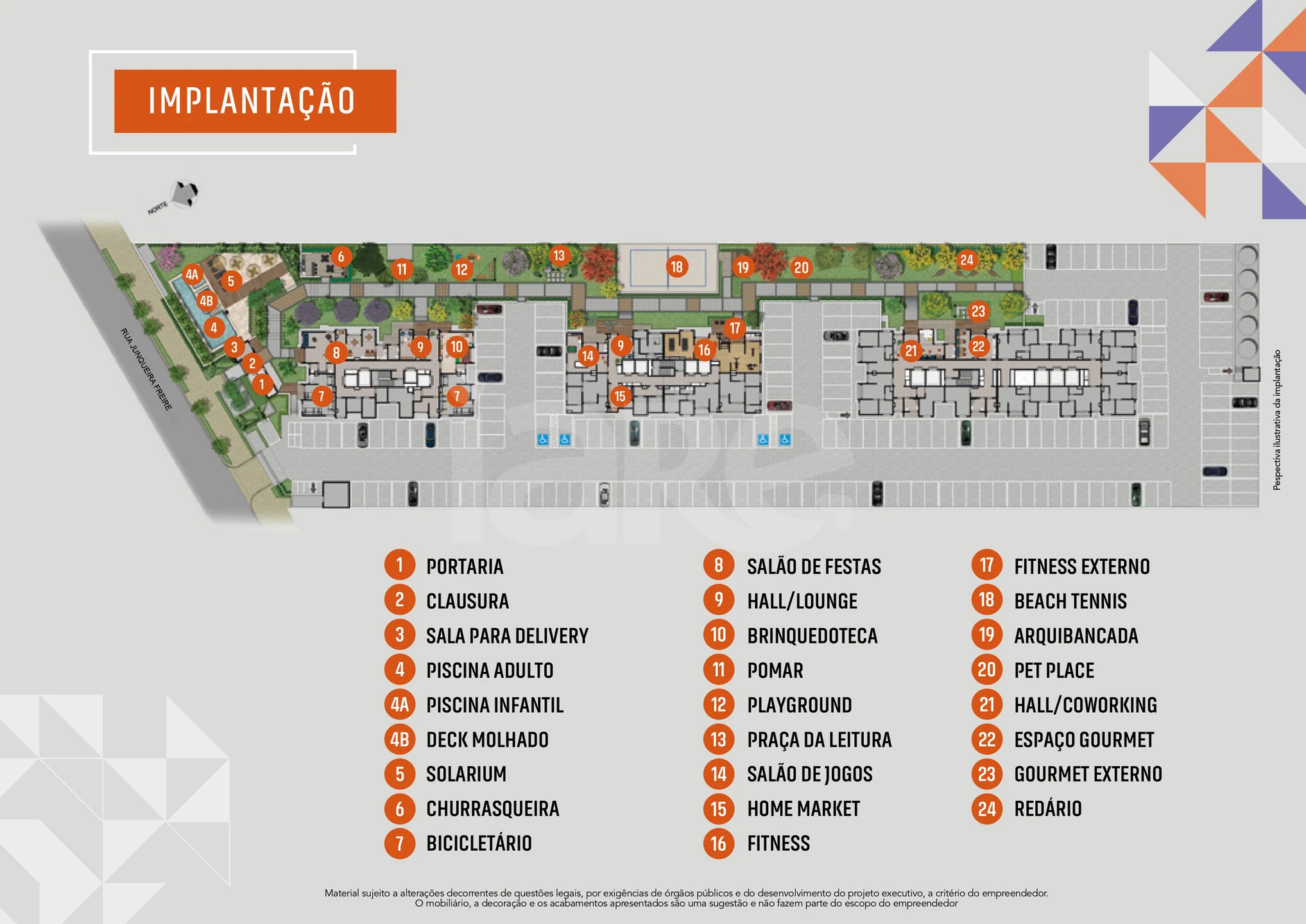 Planta — Implantação