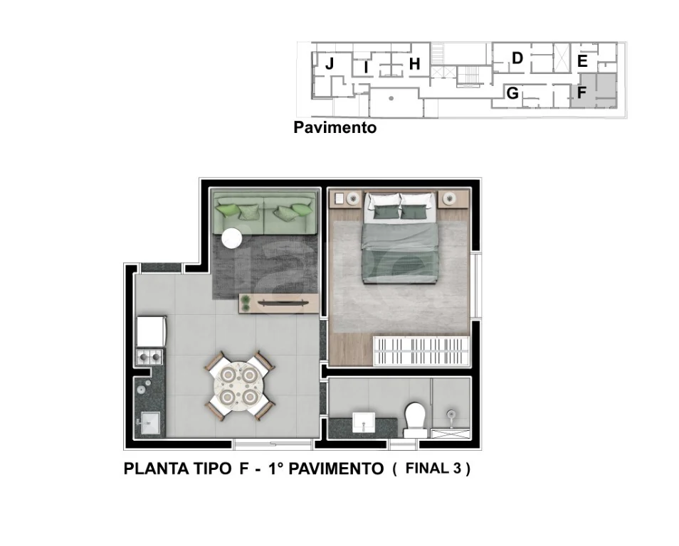 Planta — Garden 40,02 m²