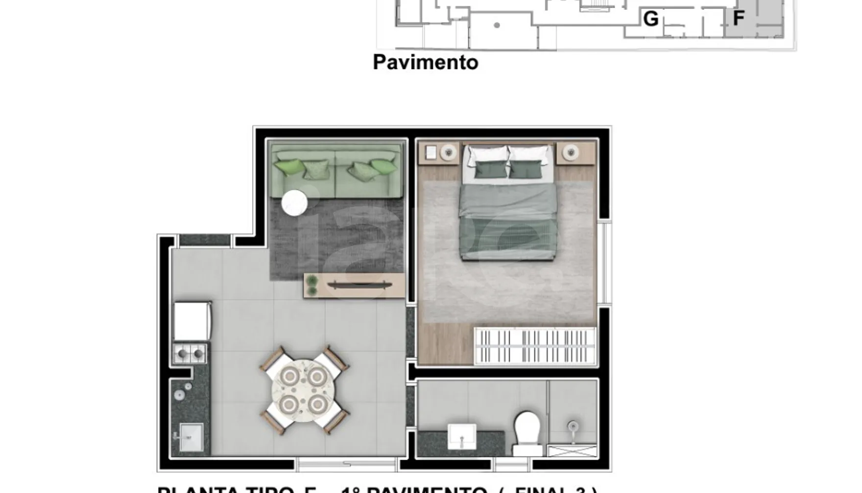 Planta — Garden 40,02 m²