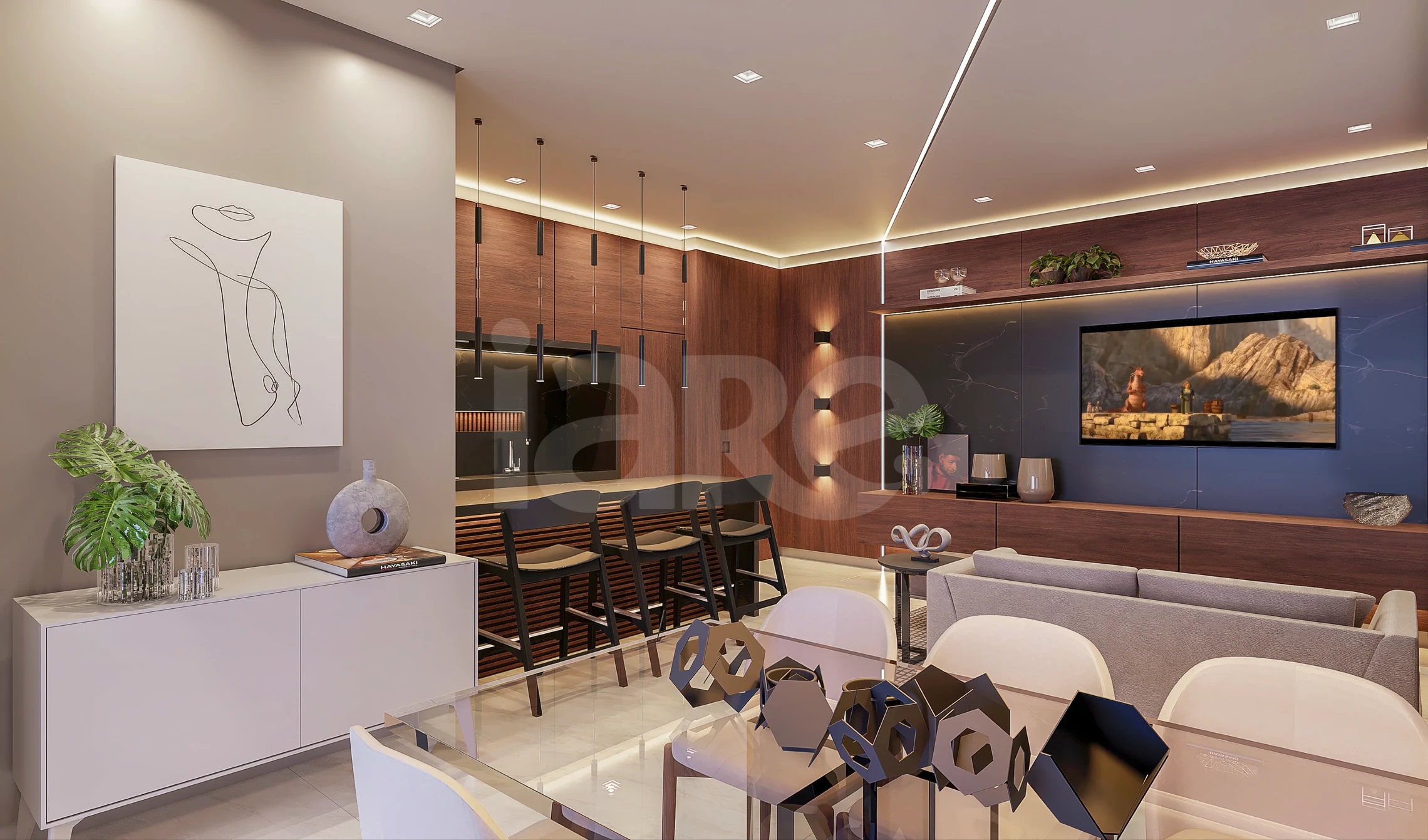 House Garden - Apartamento com 73,36 m², em Canto do Forte — foto 3