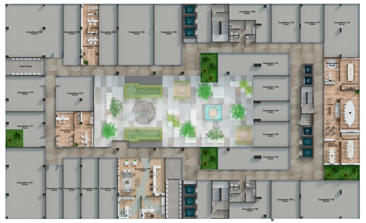 Planta — Pavimento 11