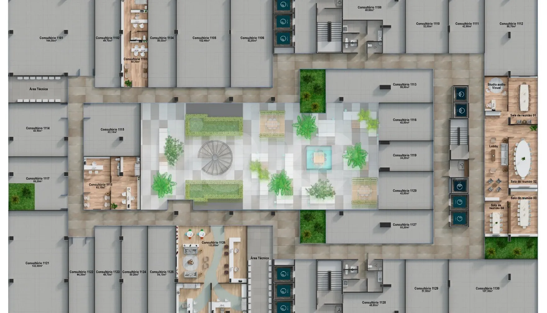 Planta — Pavimento 11