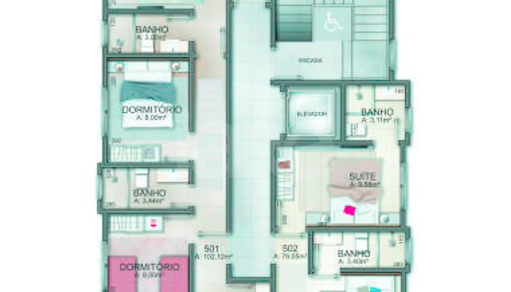Planta — Pavimento 5