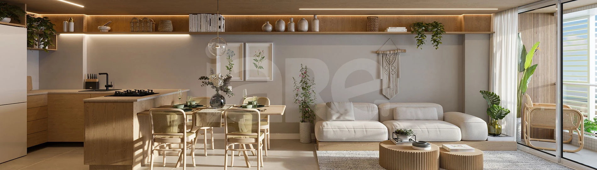Atmosphera - Apartamento com 60,89 m², em Cabo Branco — foto 2
