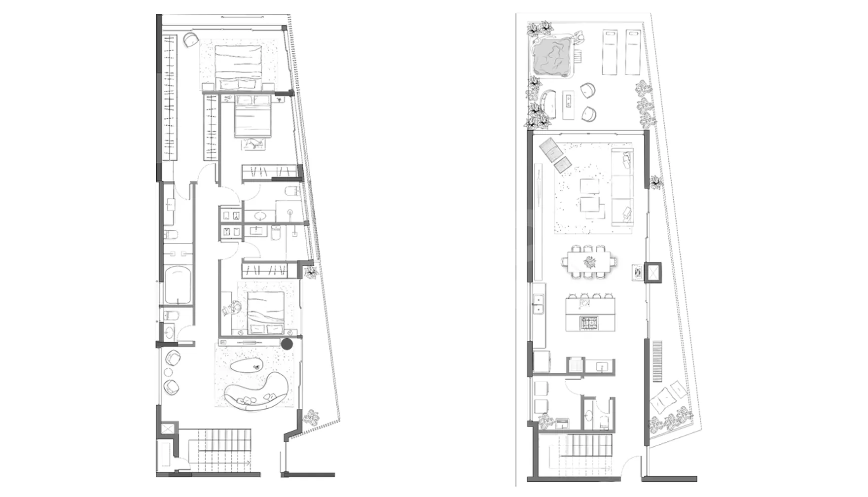 Planta — Cobertura Duplex 215,3 m²