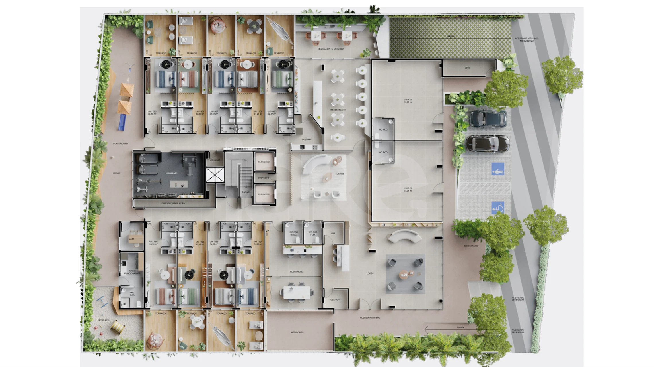 Planta — Pavimento térreo