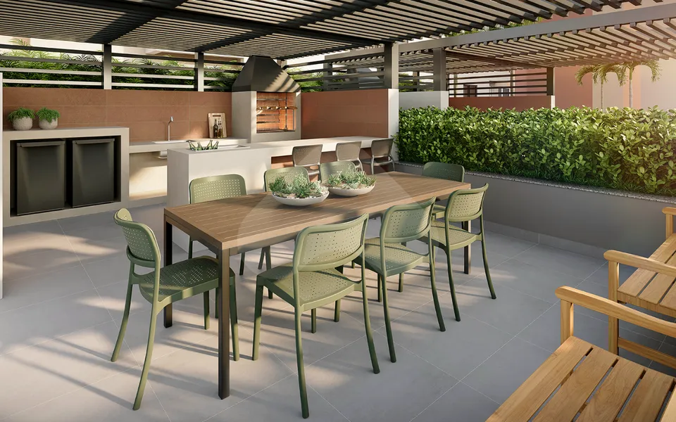 Pixinguinha - Condomínio Rosa - Apartamento com 36 m², em Santo Cristo — foto 15