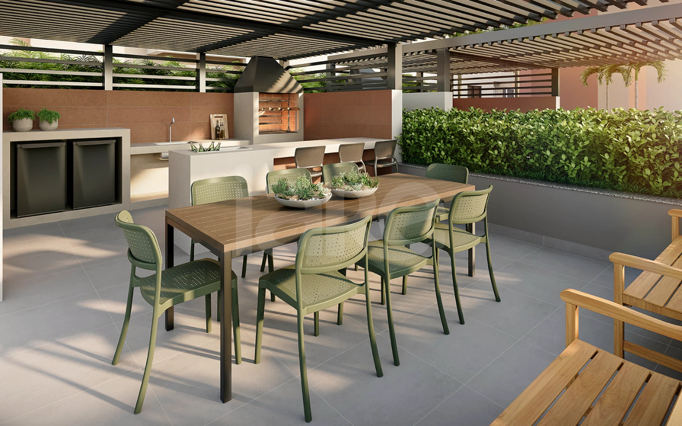 Pixinguinha - Condomínio Rosa - Garden com 47 m², em Santo Cristo — foto 15
