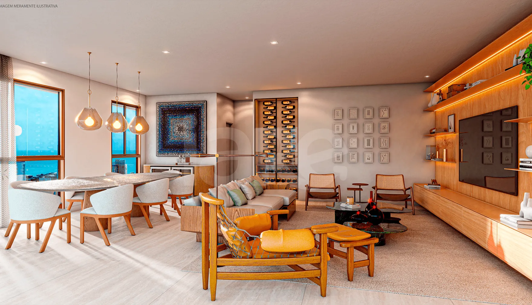 Jardins Nelma Dias - Apartamento com 173,42 m², em Boa Viagem — foto 3