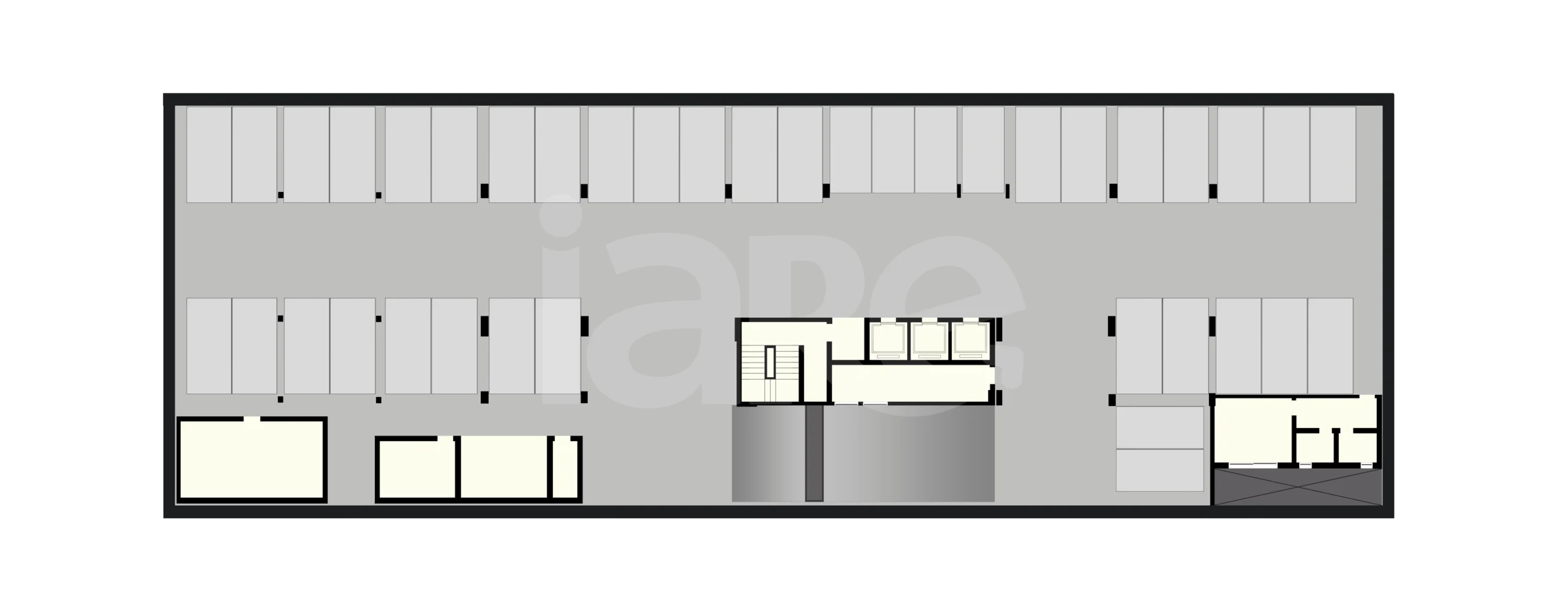 Planta — Pavimento subsolo 1