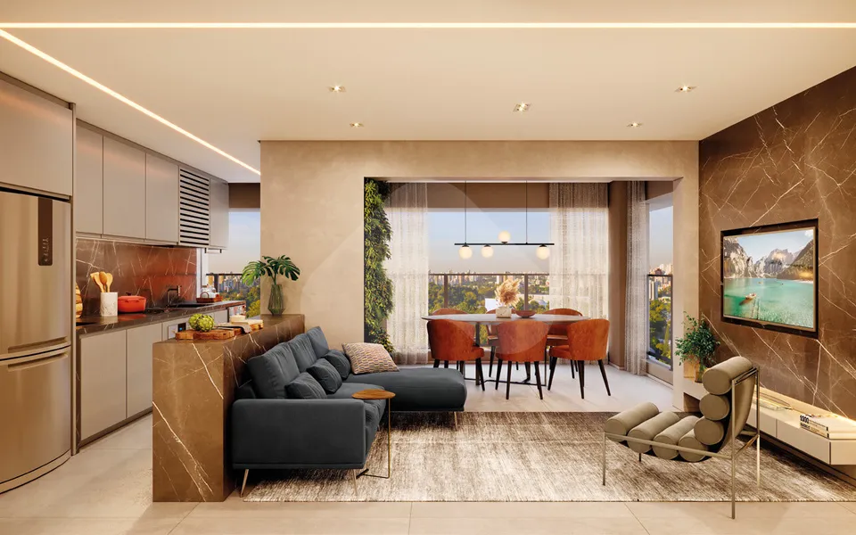 Gaia Ibirapuera - Apartamento com 147,43 m², em Ibirapuera — foto 3