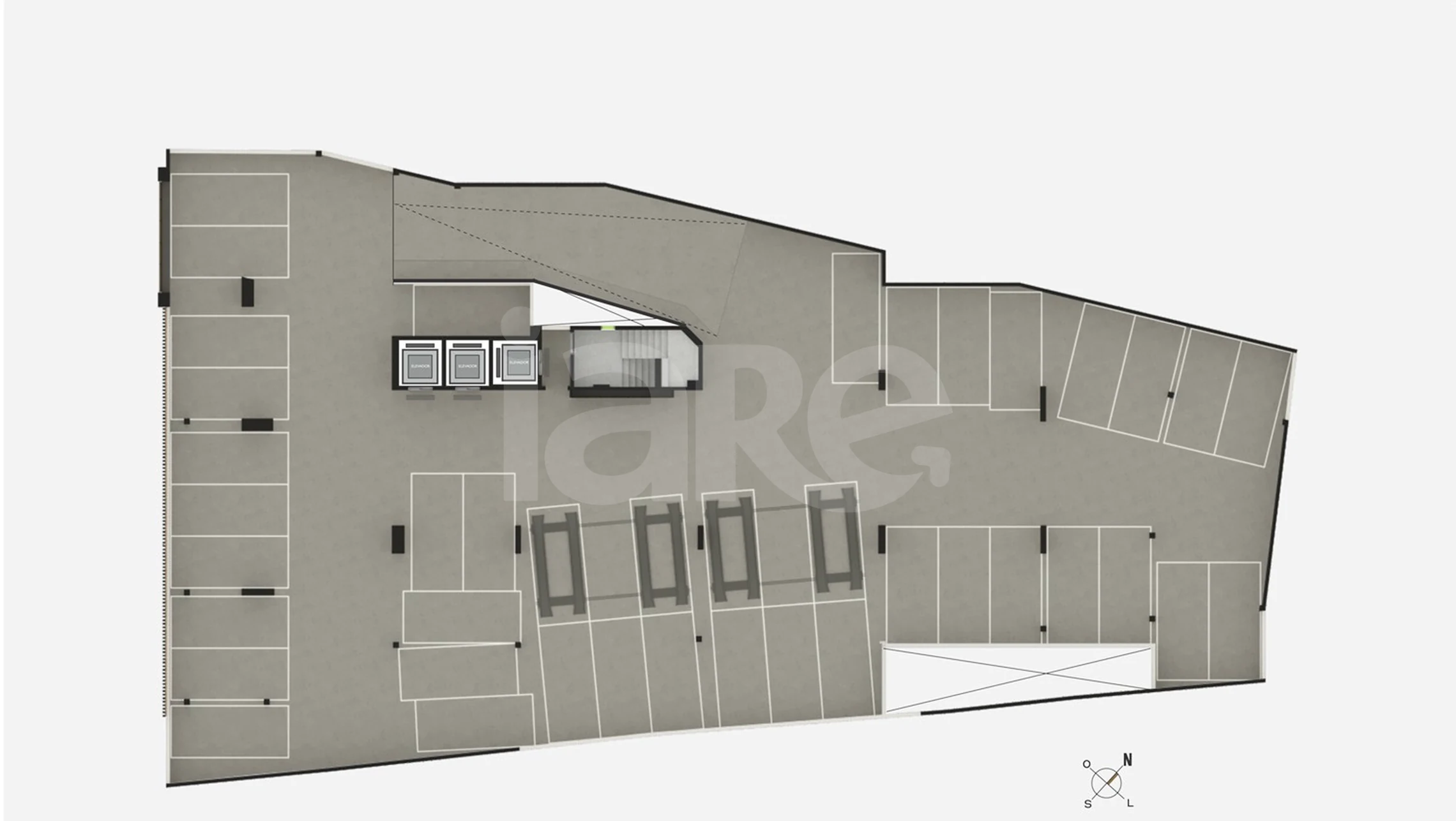 Planta — Pavimento garagem