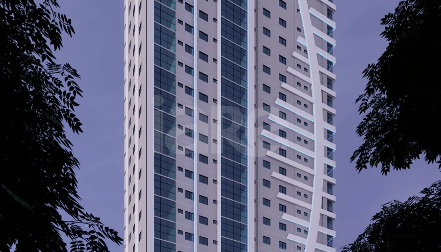 Blue Building - Apartamento com 122 m², em Perequê — foto 1