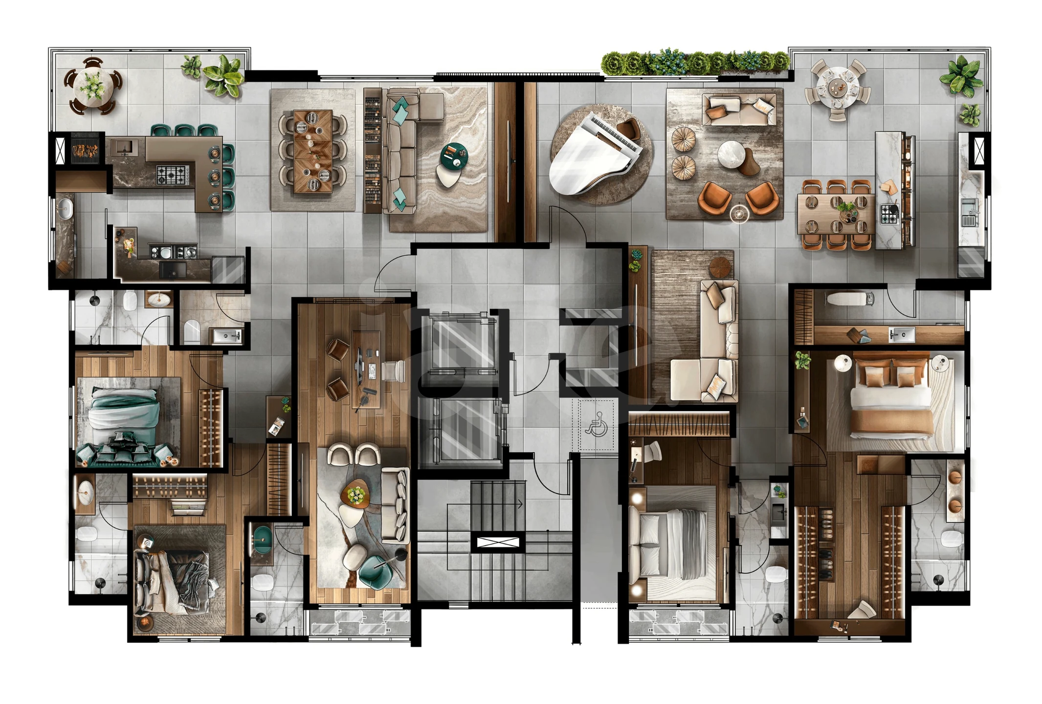 Planta — Pavimento office