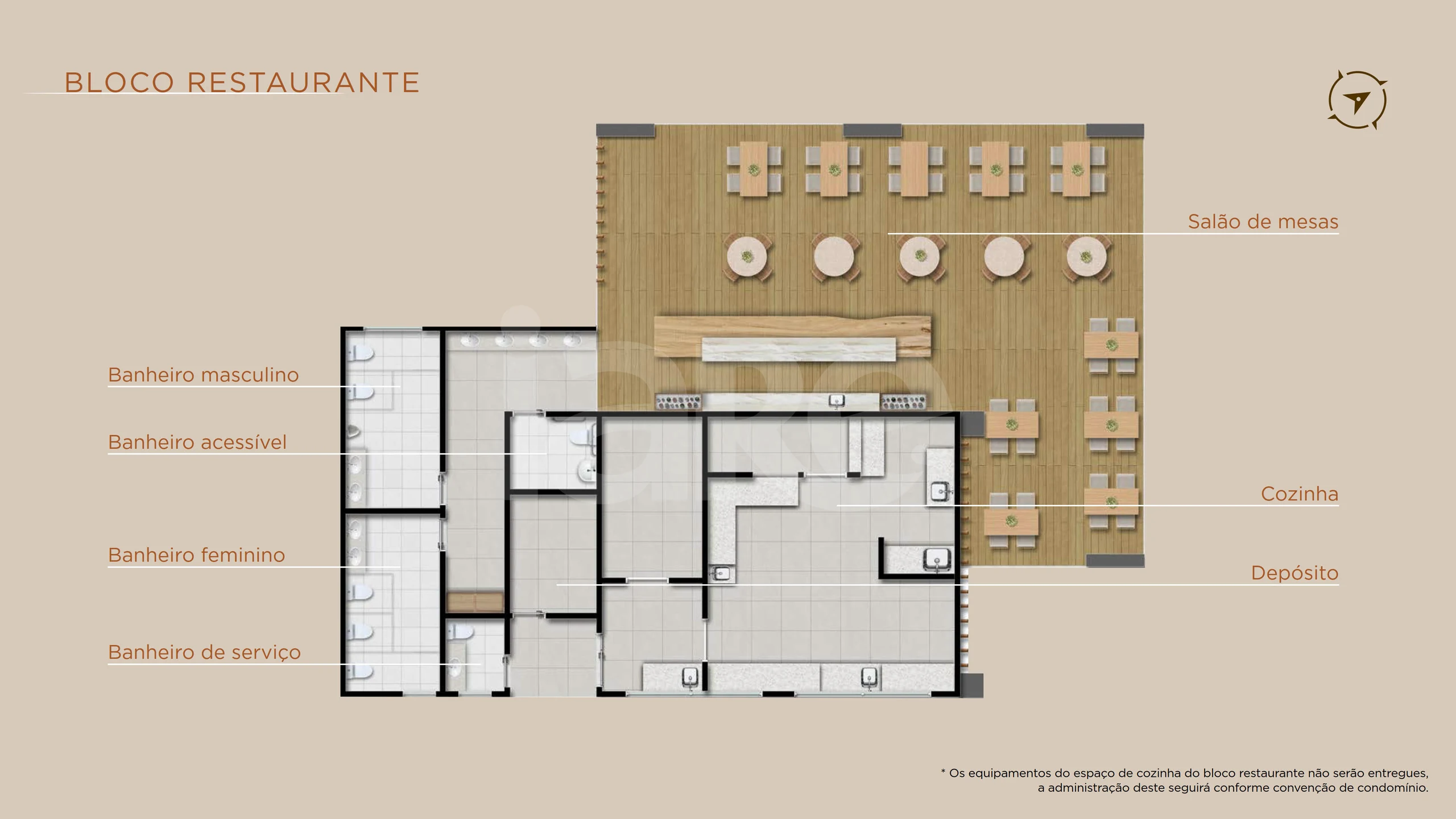 Planta — Bloco Restaurante