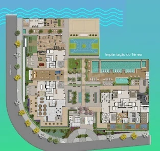 Planta — Implantação térreo