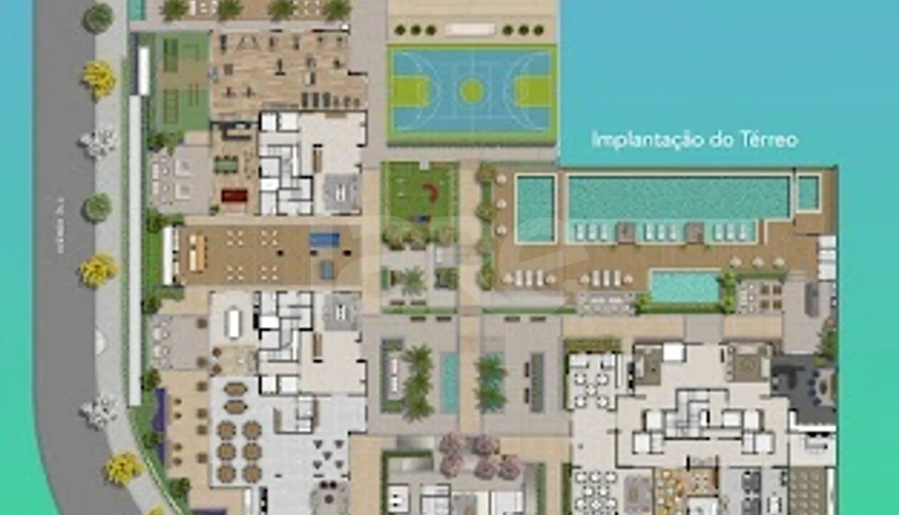 Planta — Implantação térreo