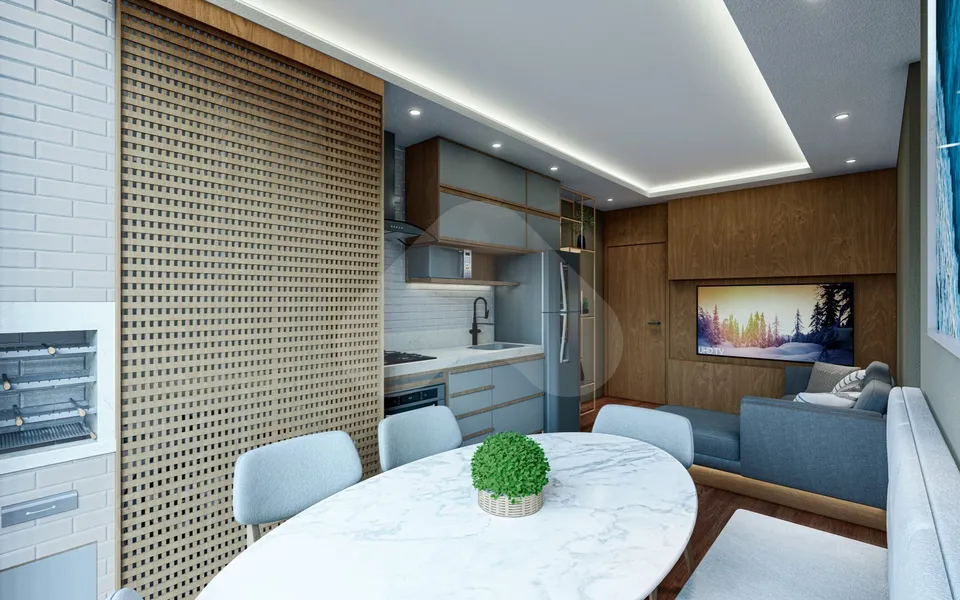Aura - Apartamento com 40 m², em Vila Guilhermina — foto 2