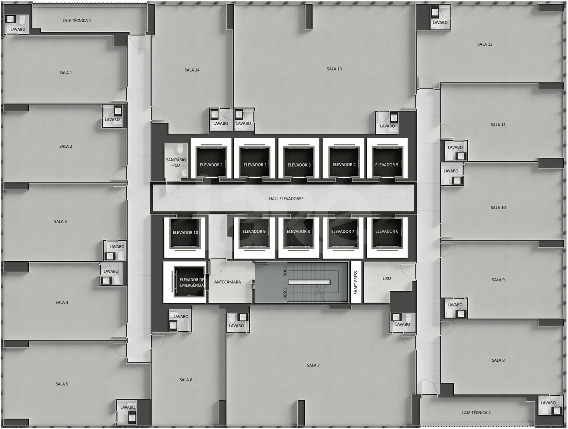 Planta — Pavimento 31