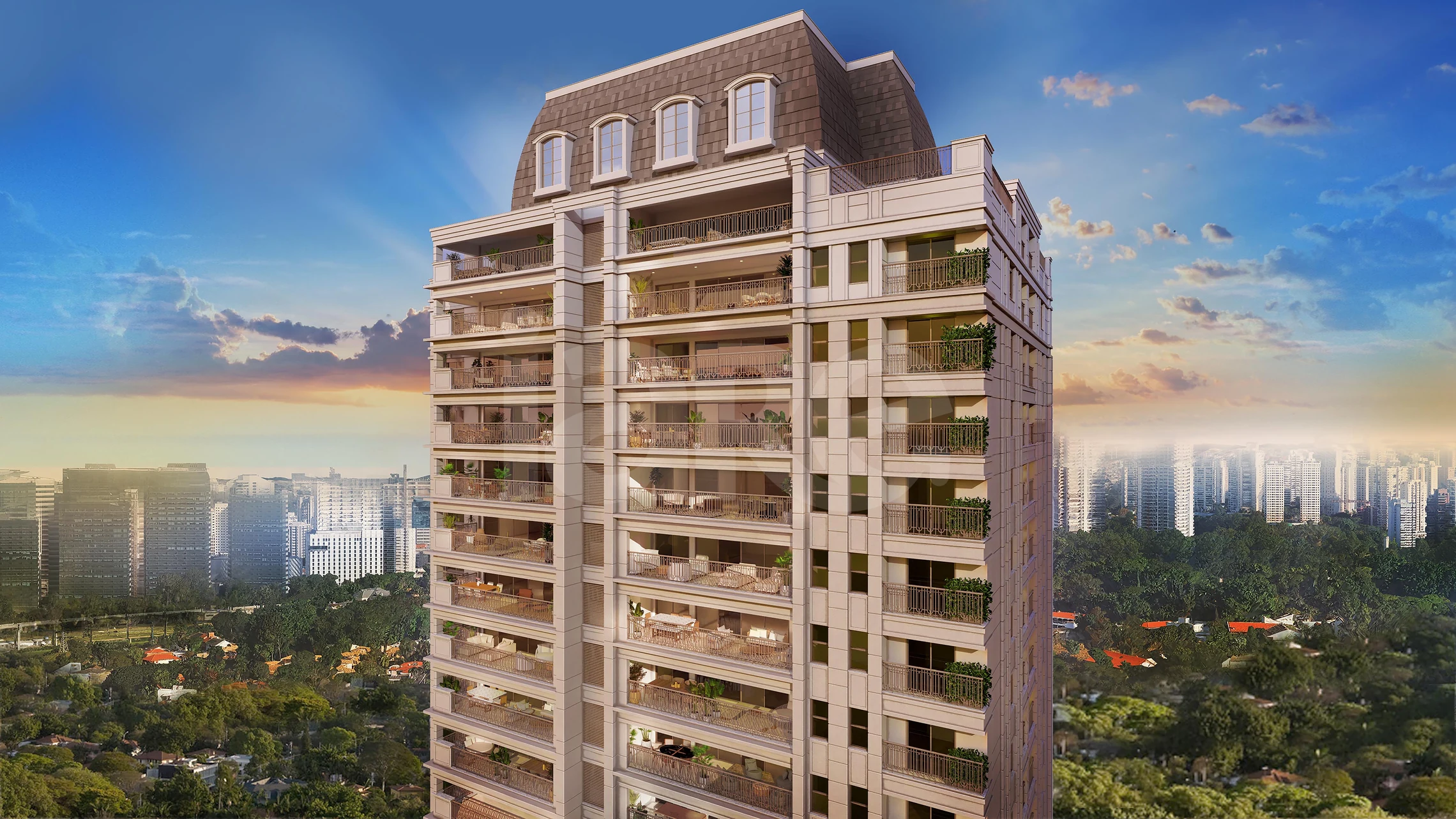 Château Jardin Harmonie - Cobertura com 427,26 m², em Vila Tramontano — foto 2