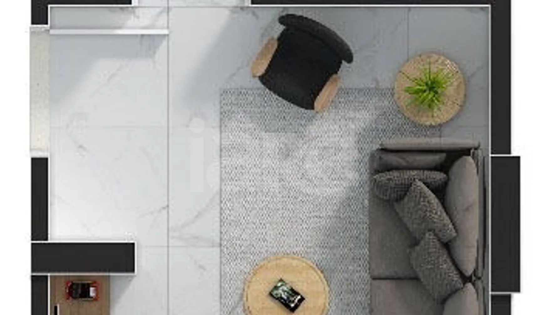 Planta — Apartamento 47 m²