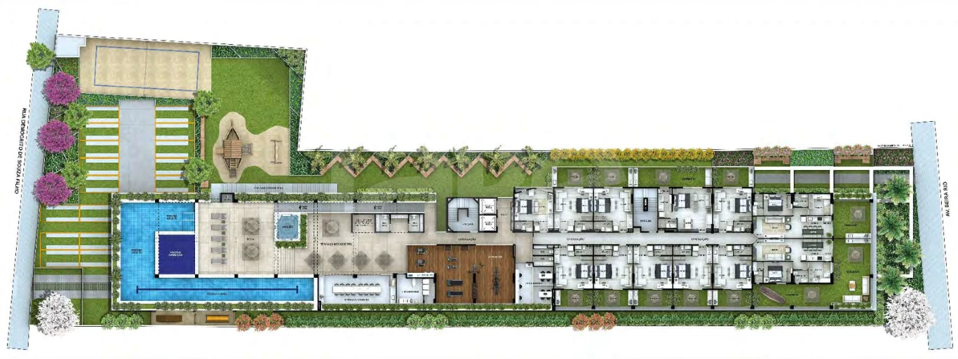 Planta — Pavimento lazer