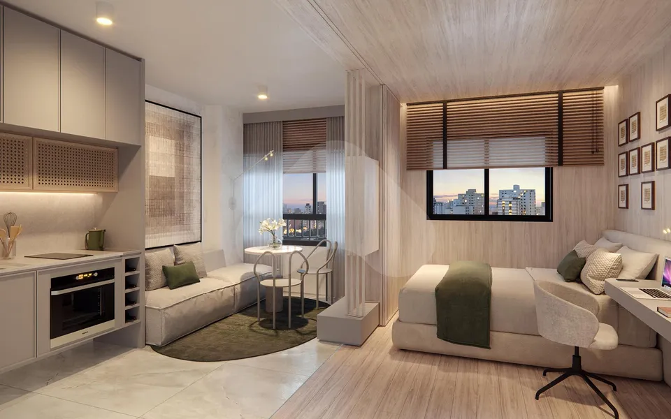 QG Vila Nova Conceição by You - Apartamento com 24,41 m², em Vila Nova Conceição — foto 2