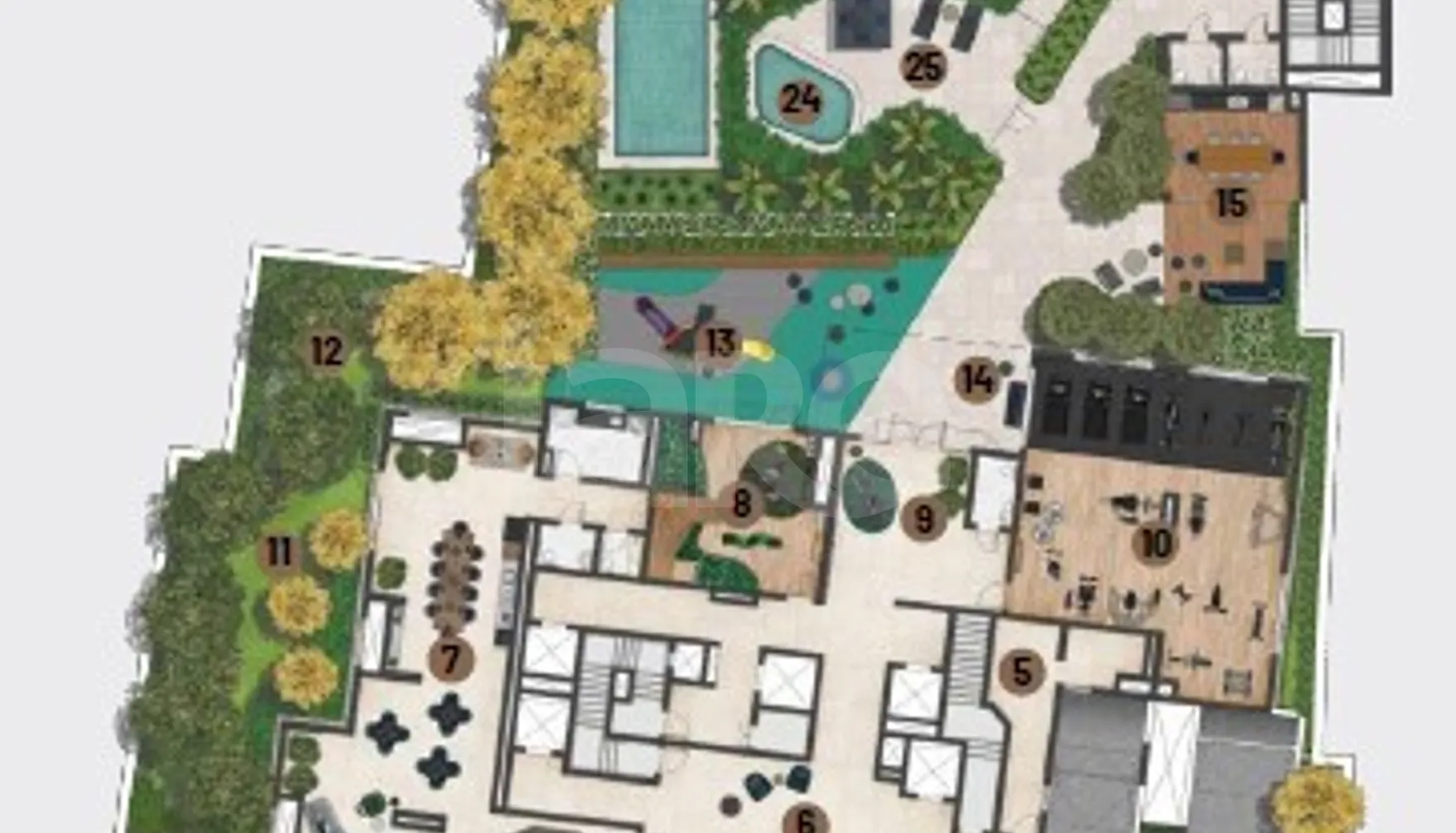 Planta — Pavimento lazer