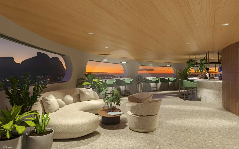 Niemeyer 360° Residences - Studio com 40 m², em Barra da Tijuca — foto 6