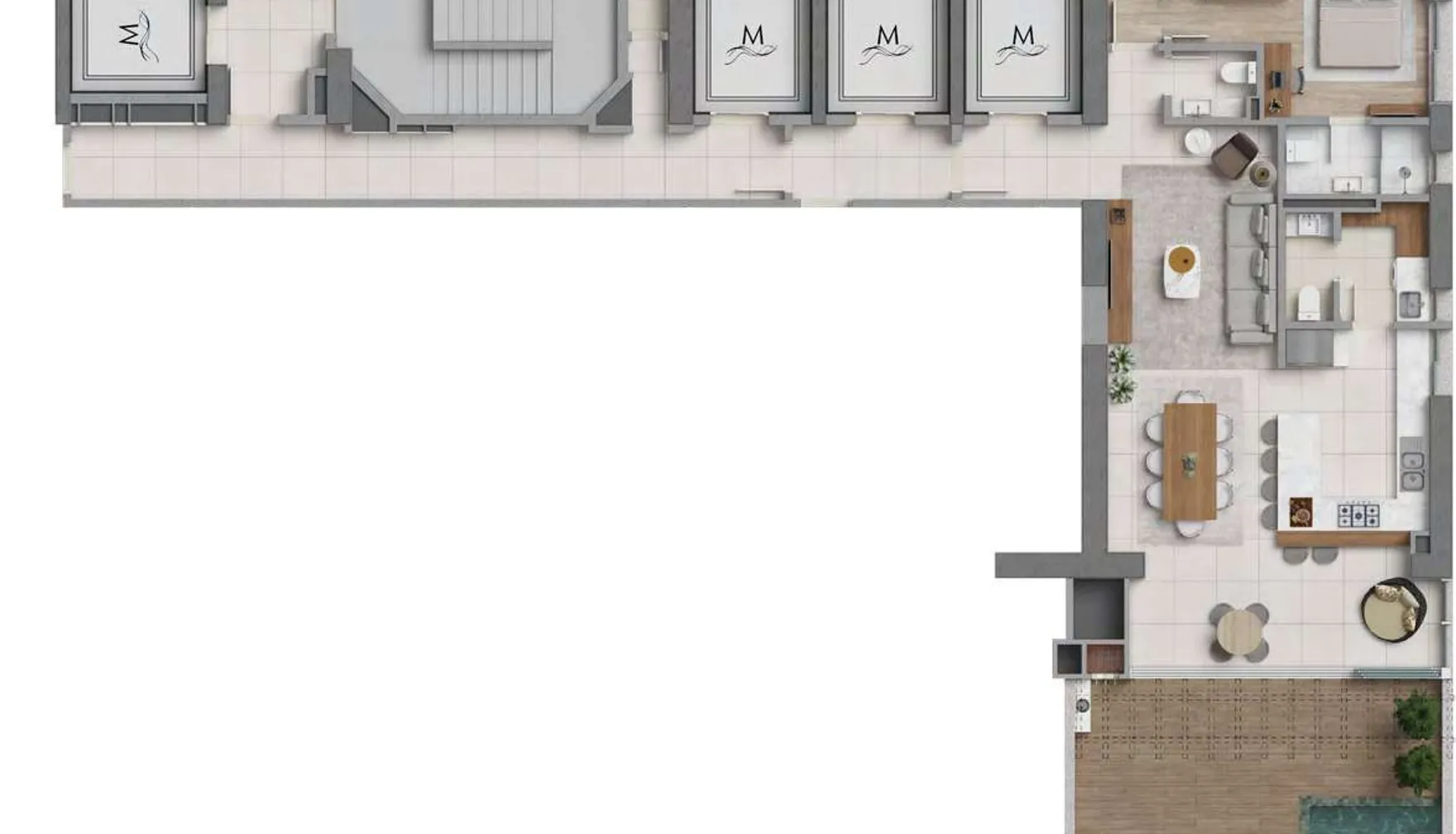 Planta — Garden 251,77 m²