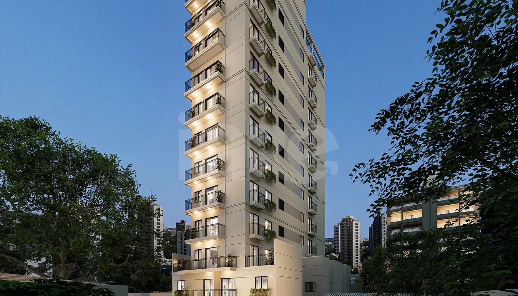 Levon - Apartamento com 31,2 m², em Jardim Trussardi — foto 1