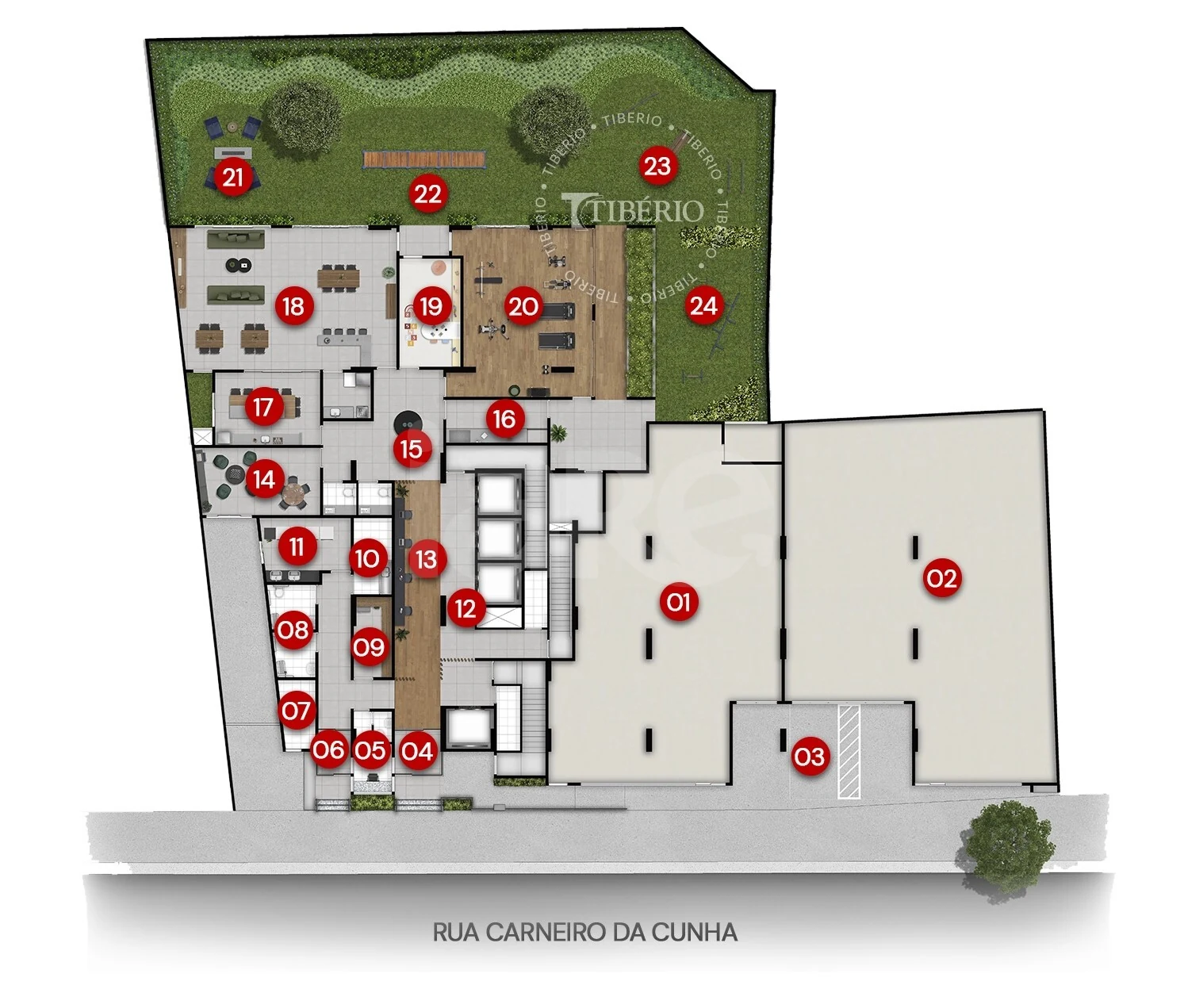 Planta — Pavimento térreo 2