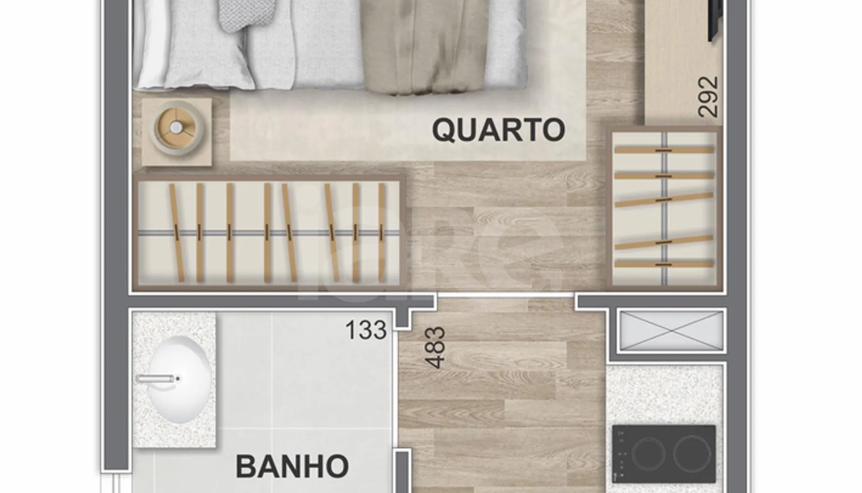 Planta — Garden 35 m²