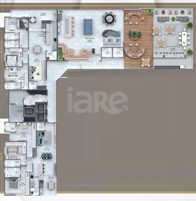Planta — Pavimento rooftop