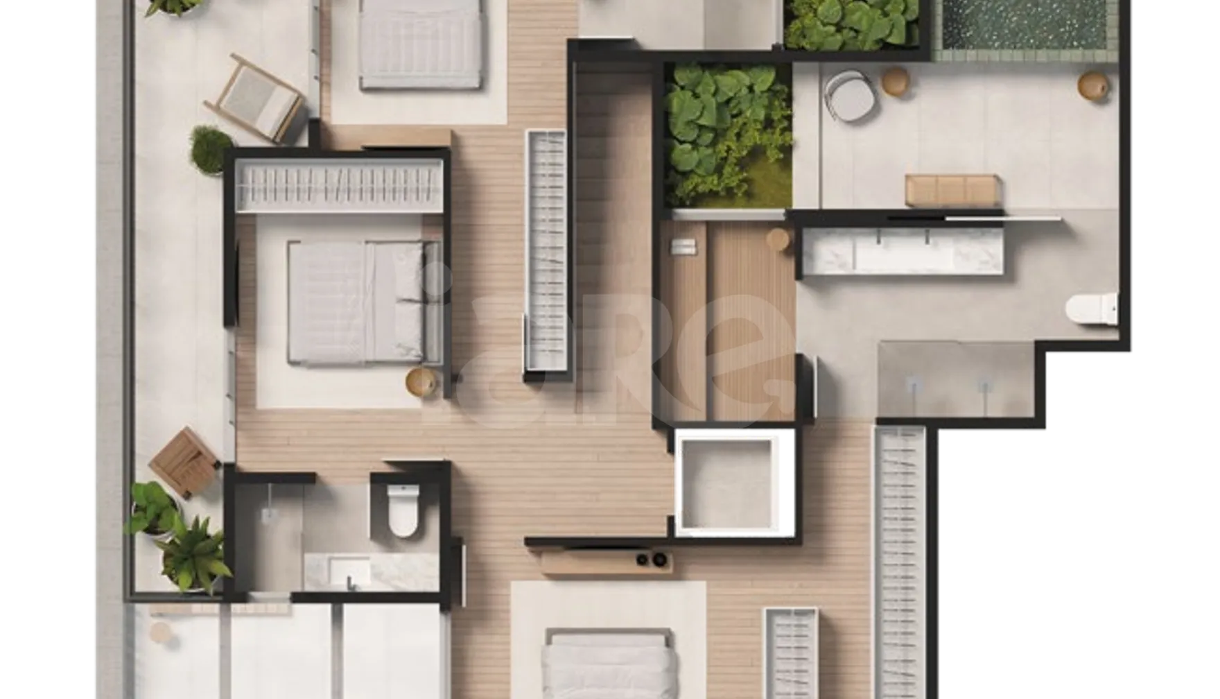 Planta — Garden 231,93 m²