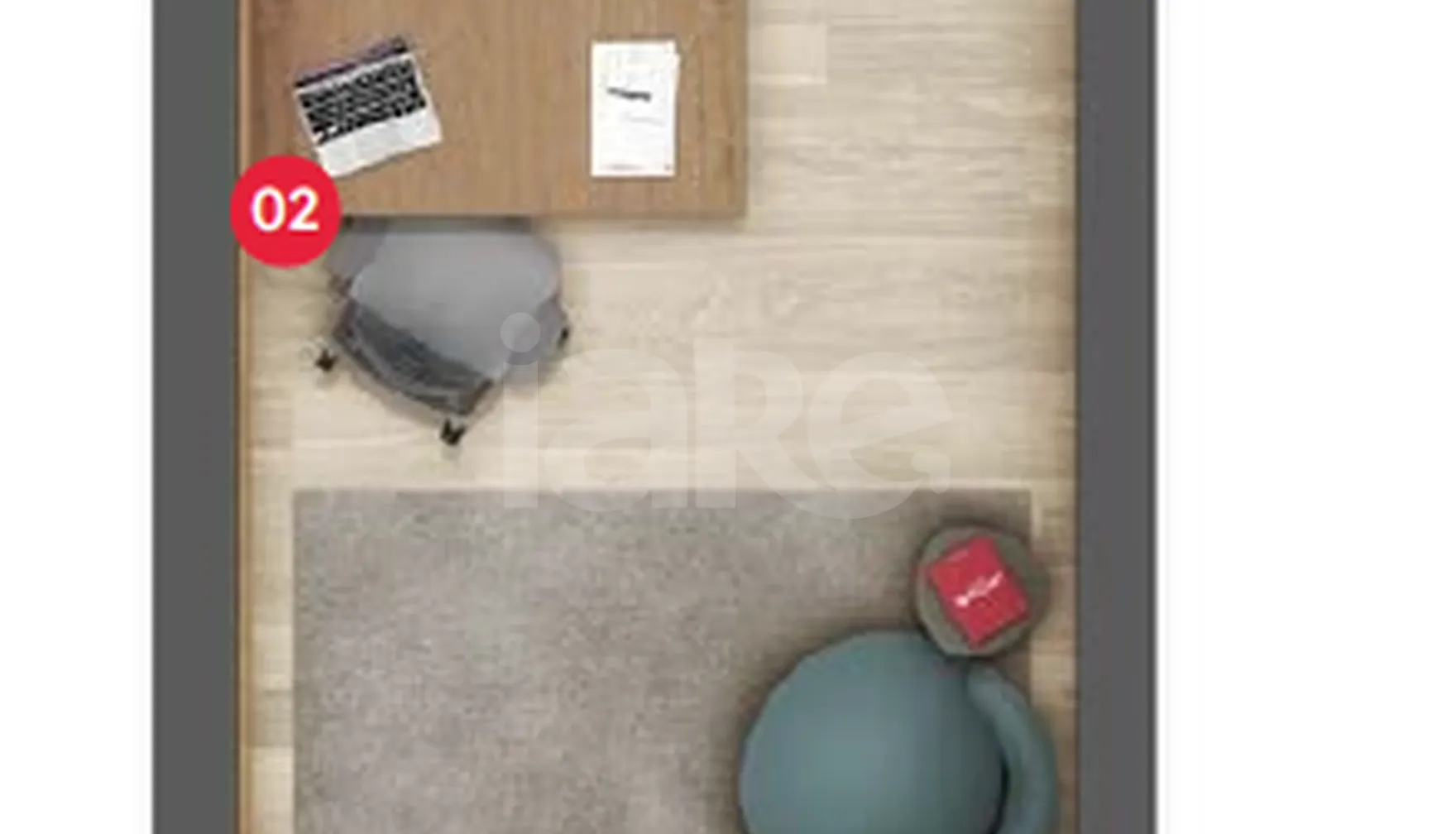 Planta — Sala 14 m²