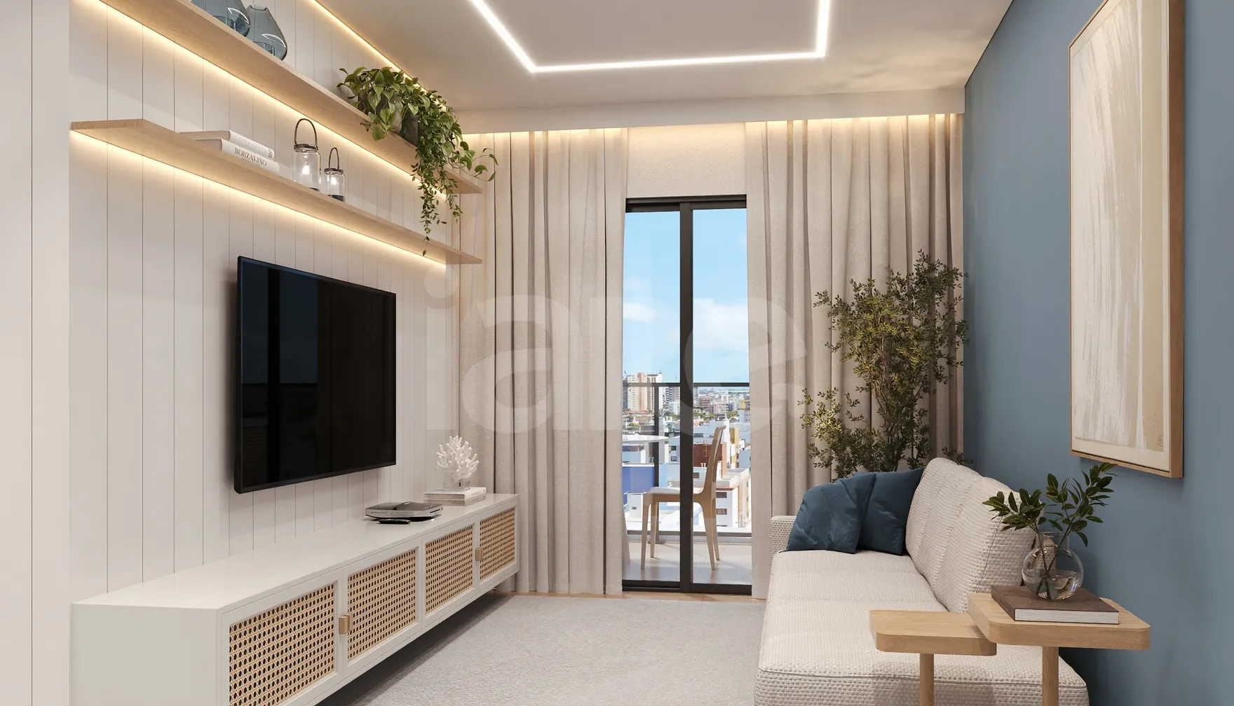 Porto Verano - Apartamento com 61,41 m², em Poço — foto 2